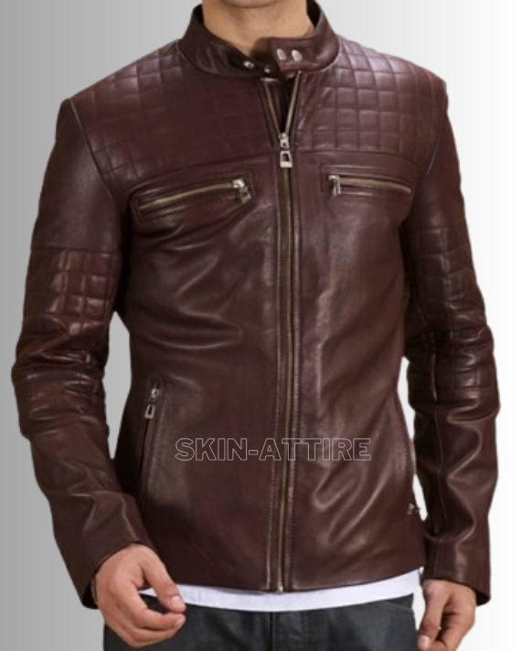 Men's Slim Leather Jacket