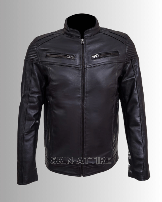 SILM FIT LEATHER JACKET