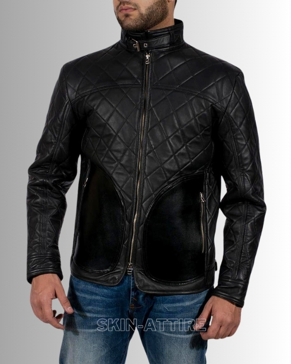 Men's Equilibrium Cowhide Leather Jacket