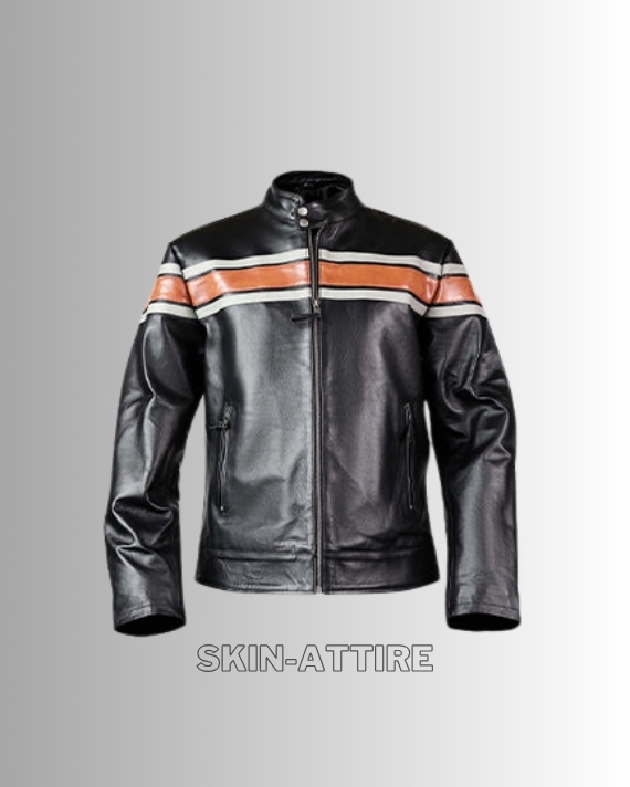 UT Classic Leather Biker Jacket – Timeless Style