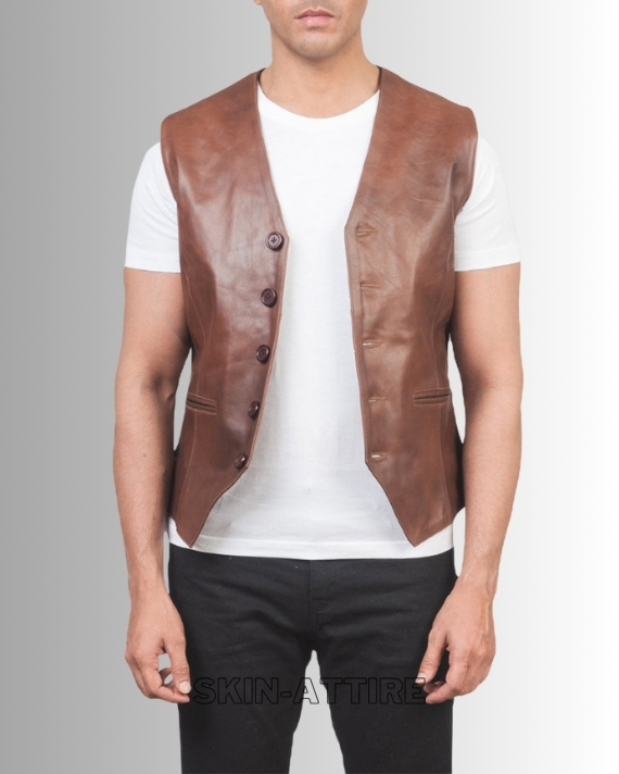 Men’s Leather Vests