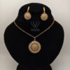 Radiant Gold Sunburst Jewelry Set