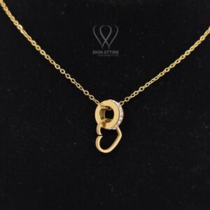 Elegant Golden Heart Necklace
