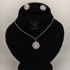Floral Crystal Design Necklace