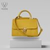 Luxe Mustard Chain Handbag