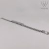 Crystal Luxe Silver Link Bracelet