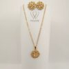 Royal Bloom Pendant & Earring Set