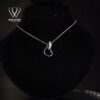 Elegant Silver Heart Necklace