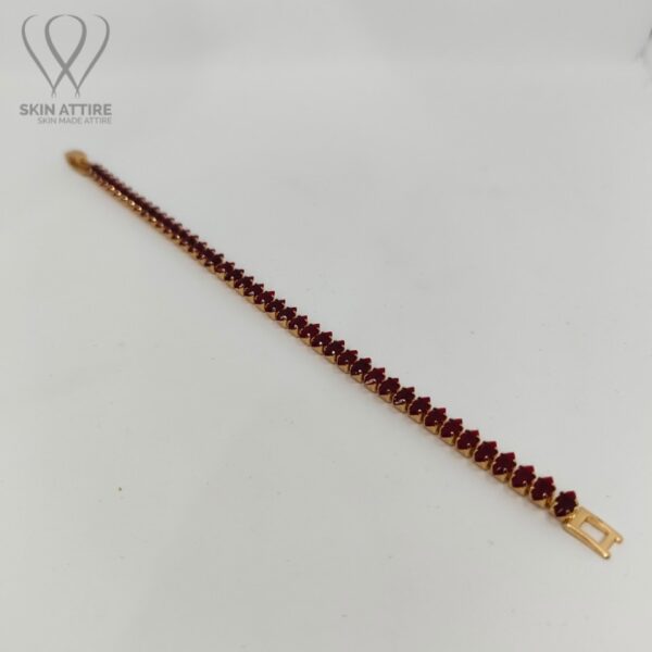 Scarlet Sparkle Marquise Bracelet