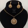 Radiant Gold Sunburst Jewelry Set