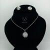 Floral Crystal Design Necklace