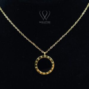 Versace Round Charm Necklace