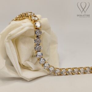 Crystal Charm Tennis Bracelet