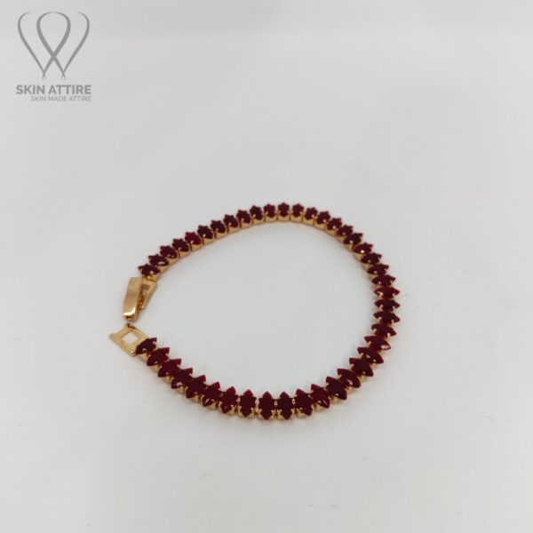 Scarlet Sparkle Marquise Bracelet
