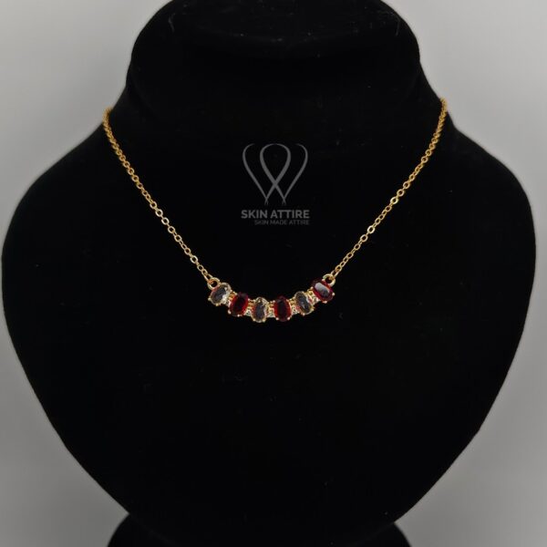 Regal Gemstone Necklace
