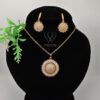 Radiant Gold Sunburst Jewelry Set