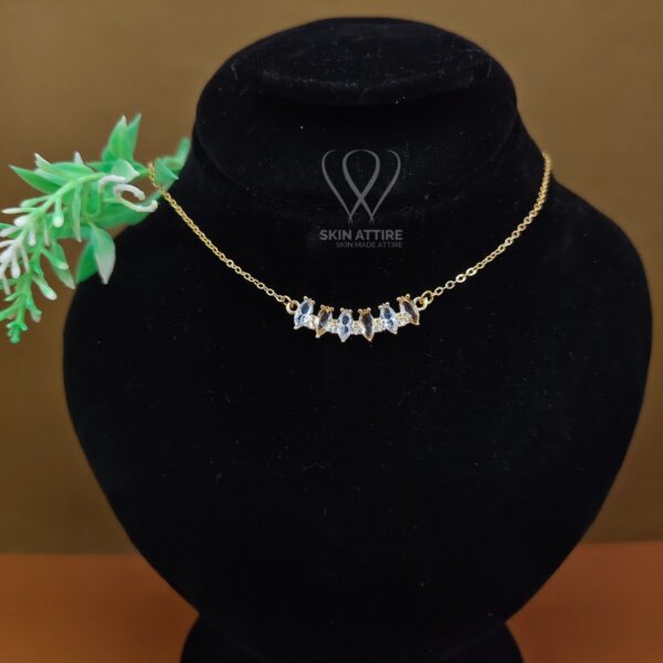Crystal Marquise Charm Necklace
