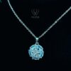 Floral Crystal Design Necklace