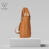 Caramel Chic Textured Handbag