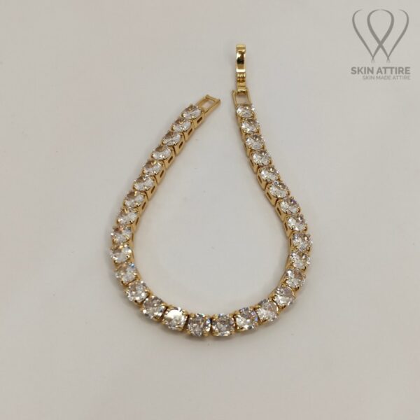 Crystal Charm Tennis Bracelet