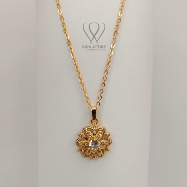 Royal Bloom Pendant & Earring Set
