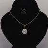 Celeste Sparkle Medallion Necklace