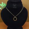 Versace Round Charm Necklace