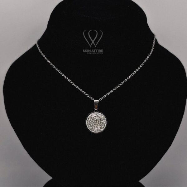 Celeste Sparkle Medallion Necklace