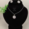 Floral Crystal Design Necklace