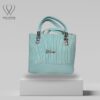 Mint Grace Striped Handbag