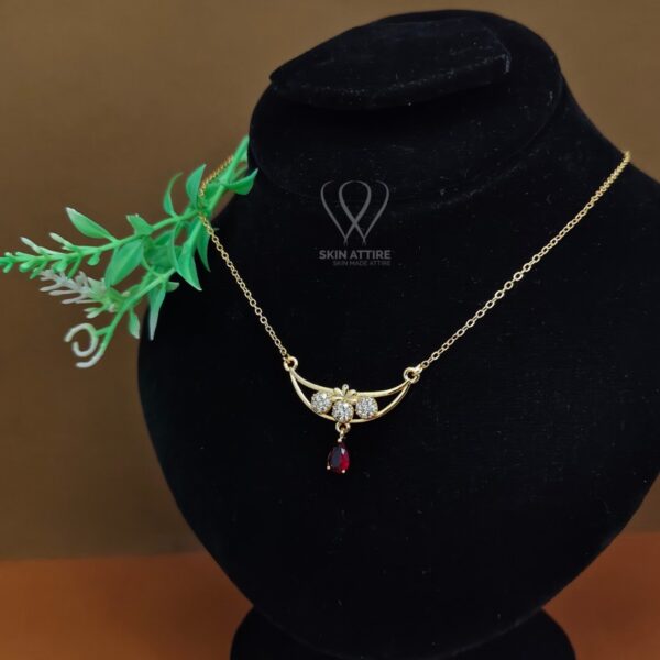 Aurelia Ruby Drop Necklace