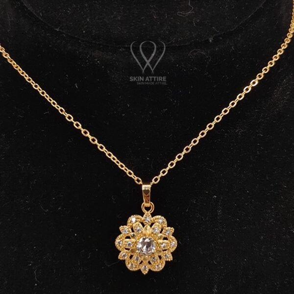 Royal Bloom Pendant & Earring Set