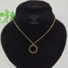 Versace Round Charm Necklace