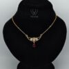 Aurelia Ruby Drop Necklace