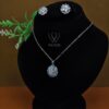 Floral Crystal Design Necklace