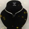V-Shaped Silver Necklace
