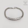 Crystal Luxe Silver Link Bracelet