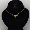 Aurelia Ruby Drop Necklace
