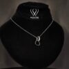 Elegant Silver Heart Necklace
