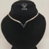 V-Shaped Silver Necklace