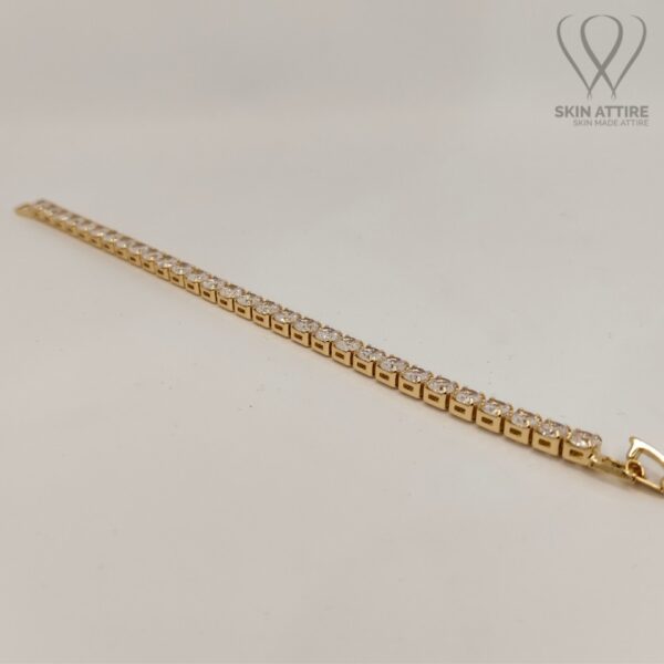 Crystal Charm Tennis Bracelet