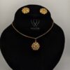 Royal Bloom Pendant & Earring Set