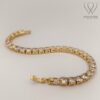 Crystal Charm Tennis Bracelet
